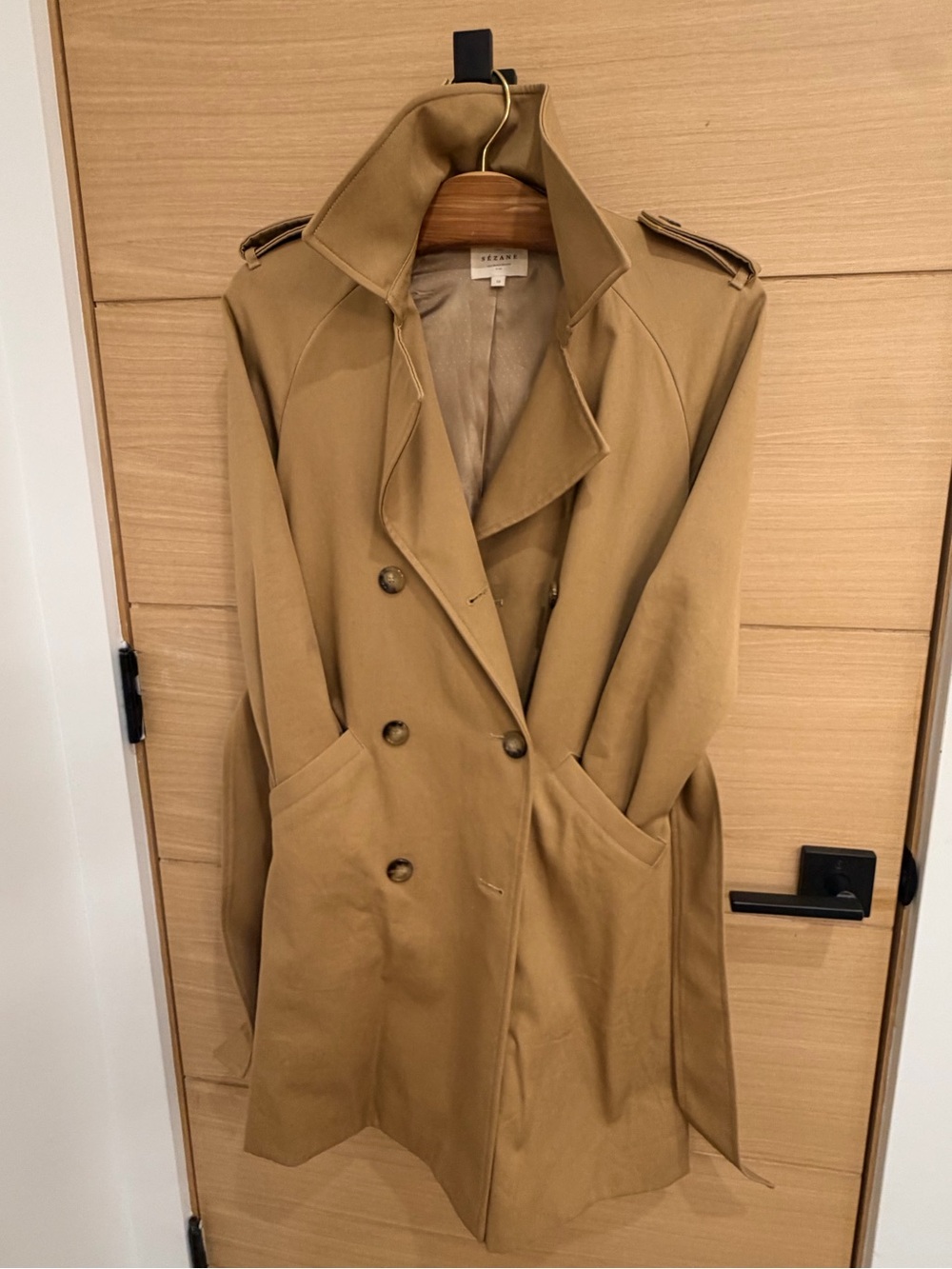 Sezane Women's trench coat - Classic French style. Excellent condition!